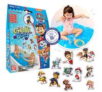 ZIMPLI - Paw Patrol Gelli Baff Blue with Floating 3D Bath Sticker, 1 Bath or 6 Play Uses, Magically turns water into thick, colourful goo, Multi-Sensory Play