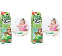 ZIMPLI - Slime Play Green, Just add water to create a gooey, colourful slime, Party Bag Favours, Sensory Toy for Pretend Play, Birthday Present for Kids (Pack of 2)