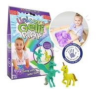 ZIMPLI - Unicorn Gelli Play Purple, 2 x Unicorn figures, Magically turns water into thick, colourful goo, Fidget Toys for Girls, Child Play, UK Made