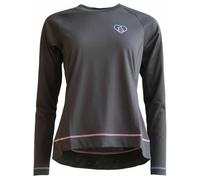 Zimtstern - Women's Pureflowz Eco Shirt L/S - Cycling jersey size S, grey/black