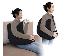 zimucxn Shoulder Surgery Pillow, Shoulder Pillow with Detachable Sling, Rotator Cuff Pillow for Shoulder Pain Relief, Comfortable Post Shoulder Surgery Pillow, Firm and Removable(Black)