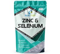 Zinc 15mg & Selenium 200mcg | 120 Tablets | Zinc Picolinate & Selenomethionine (Most Bioavailable Form) | Immune Support | by NutriVolv