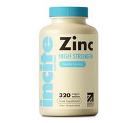 Zinc 40mg - 12+ Month’s Supply - High Strength 320 Premium Tablets - Supplements Suitable for Vegetarian & Vegans - Maximum Strength Quality Pure Zinc Tablets - Support Immune System - Made in UK