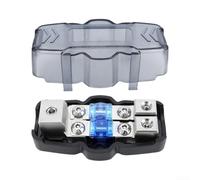 Zinc Alloy 2 Way Distribution Block 60A Waterproof(1 Input, 2 Outputs)