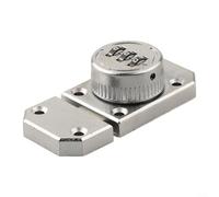 Zinc Alloy 3 Digit Keyless Cabinet Lock Secure Your Drawers and Closets with Ease (Silver)