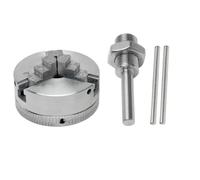 Zinc Alloy 3-Jaw 4-Jaw Chuck Connecting Rod Self Centering Wood Chuck Optional Clamp Accessory(B)