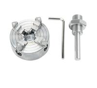 Zinc Alloy 3-Jaw 4-Jaw Chuck Connecting Rod Self Centering Wood Chuck Optional Clamp Accessory(C)