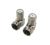 Zinc Alloy 90 Degree for coaxial F Connector Adapter Right Angle(5pcs)