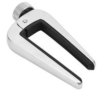 Zinc Alloy Acoustic Guitar, Professional Adjustable with Silicone Clamp for Guitar Bass Ukulele Violin, Noise - Free Knob Design for String Instruments (Silver)