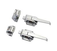 Zinc Alloy Adjustable Door Handle Steamer Freezer Industrial Equipment Lock 1Pcs(Tall feet)