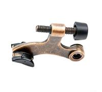 Zinc Alloy Adjustable Door Stop Designed to Limit Door Opening Angle and Minimize Contact With Adjacent Surfaces (bronze)