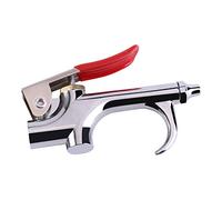 Zinc Alloy Air Blow Gun Compact Powerful Dust Removing Tool with Nozzle for Cleaning Equipment Tools and Surfaces 1/4inch NPT Thread 95mm Length 1pc