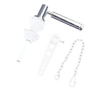 Zinc Alloy and Ceramic Toilet Cistern Flush Handle