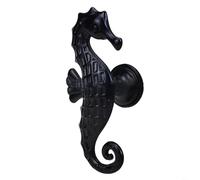 Zinc Alloy Animal Series For Seahorse Cabinet Handle Pull Solid Brass with Protective Five-Layer Finish for Stylish Home Furniture (Matte Black)