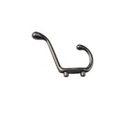Zinc Alloy Antique Black Single Coat Cabinet Bedroom Door top Door Back Wall Coat Hook(1)