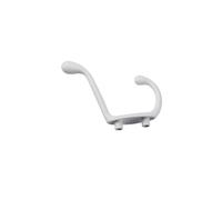 Zinc Alloy Antique Black Single Coat Cabinet Bedroom Door top Door Back Wall Coat Hook(2)