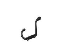 Zinc Alloy Antique Black Single Coat Cabinet Bedroom Door top Door Back Wall Coat Hook(3)