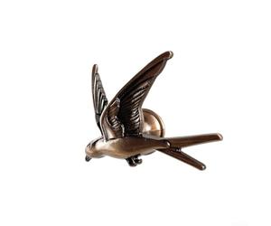 Zinc Alloy Bird-For Shaped Pull for Cabinets, Aligning with Early Childhood Development and Room Organization Needs (Red bronze)