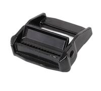 Zinc Alloy Buckle for Heavy Duty Tie Down Cargo Strap, Fixed Tensioner with Knuckle Closure, 20mm/25mm/28mm/50mm Options, Black 50mm