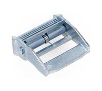 Zinc Alloy Buckle with Fixed Tensioner for Tie down Straps, Provides Reliable Holding Power for Cargo and Luggage (50mm)