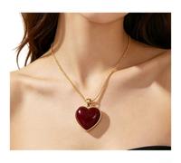Zinc alloy build, lightweight comfort, electroplated shine, wine red, matching set(B)