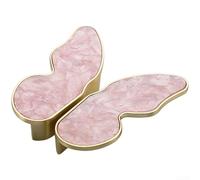 Zinc Alloy Butterfly Pull with Clover Design Element Nordic Style Hardware for Dresser Wardrobe and Cabinet Integration (D)