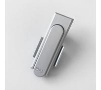 Zinc Alloy Cabinet Lock Kit for Desk Drawer, Wardrobe Door, Showcase Display and Locker Surity, Furniture Hardware Privacy Door Lock, Black Silver Finish for ll Cabinet Doors(Silver)