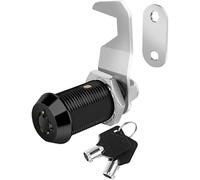 Zinc Alloy Cam Lock for Cabinet, Toolbox and Storage Locker - Keyed Alike, Weather Resistant Chrome Plated Hook Cam Lock for Outdoor, RV, Trailer Use(30mm) Practical and Deft