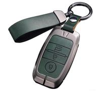 Zinc Alloy Car Key Protective Cover Case Compatible with Soul, For Optima, Cerato, Rio and Sorento Models - 360 Degree Full Protection Aga(STYLE B BROWN)