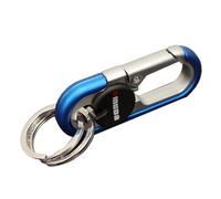 Zinc Alloy Carabiner Key Ring - Strong Key Clip with Double Ring | Classic and Durable Design Key Fixing Tool Ideal for Men, Women, Boys, Girls