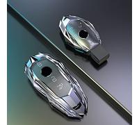Zinc Alloy Carbon Fiber Car Key Case Cover Keychain, for Mercedes Benz AMG A B C E S Class W204 W205 W212 W213 W176 GLC