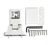 Zinc Alloy Casement Door Flag Hinge for PVC/UPVC Doors - High-Security Left or Right Mount, Heavy-Duty Steel Reinforced, White Finish (Pac