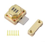 Zinc Alloy Combination Lock For For Cabinets, Drawers, And Wardrobes Featuring A Strong Punched Mechanism And Reinforced Design For Enhanced Safety(Gold)
