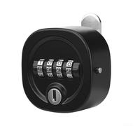Zinc Alloy Combination Lock with Four Digit Code, Designed for Rust Resistance and Waterproof Protection for Use on Filing Cabinets and Iron Cabinets (26mm)