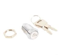 Zinc Alloy Cylinder Lock for Electric Cabinet 19mm Opening 90 Degree Rotation Key Switch for Electric Vehicle Forklift