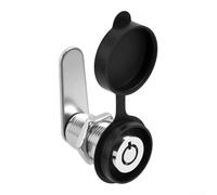 Zinc Alloy Disc Tumbler Cam Lock for Home Office Storage Security Use with Reversible Stop Cam and Non Key Retaining Design (20mm)