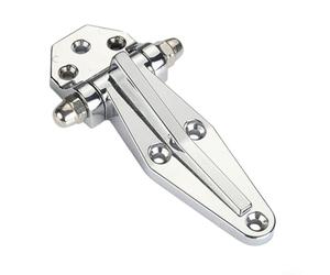 Zinc Alloy Door Hinge 4 Inch Size for Oven Cabinets and Cold Storage Doors Featuring Self Closing Mechanism, Smooth Cam, and Convenient Door Removal