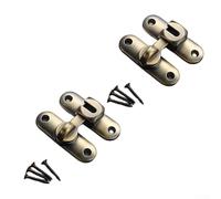 Zinc Alloy Door Latch 2-Pack 78mm Antique Bronze(Green Antique Bronze)