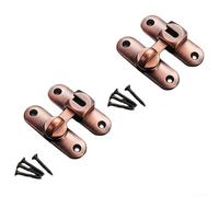 Zinc Alloy Door Latch 2-Pack 78mm Antique Bronze(Red Antique Bronze)