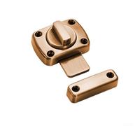 Zinc Alloy Door Latch 55mm Keyless Security Lock(Gold) | Keyless entry, burglar- for proof screws, zinc alloy build, 55mm size, sheds garages caravans