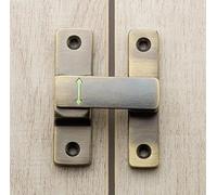 Zinc Alloy Door Latch With Glow In The Dark Visual Aid For Use On Doors Where Lighting Is Minimal Or Absent(bronze)