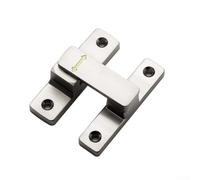 Zinc Alloy Door Latch With Glow In The Dark Visual Aid For Use On Doors Where Lighting Is Minimal Or Absent(silver)
