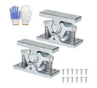Zinc Alloy Door Latch with Precision Spring Mechanism for RVs and Trailers Providing Secure Door Stop Function Outdoor and Indoor Use (2 - zinc alloy)