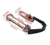 Zinc Alloy Door Surity Chain Lock Anti eft Latch wi Child Safety Feature, Heavy Duty Door Limiter Chain and Indoor Front Door Safety Latch for Home Entry or Hotel Ea Door Lock(GOLD)