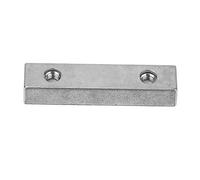 Zinc Alloy Double Slot Nut for Fixing Base | 40x8mm Robust Linear Motion Accessory | T - Nut for 3D Printer/CNC Router/Workshop