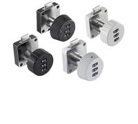 Zinc Alloy Drawer Code Lock 3 Digit Combination Password Keyless Cam Cinet Box 1Pcs(B)