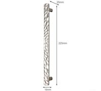 Zinc Alloy Drawer Handle with Modern Hammer Pattern, Cabinet Pull Designed for a Sleek and Minimalist Furniture Upgrade in Home Decor (225mm)