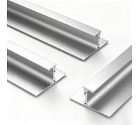 Zinc Alloy Edge Finger Pulls 300mm Concealed Cabinet Handle(300mm（4p）)