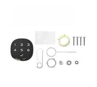 Zinc Alloy Electronic Combination Lock With Anti Peep False Password Technology For Gym Locker Gate Office Cabinet Security Black 6.5cm(20mm)