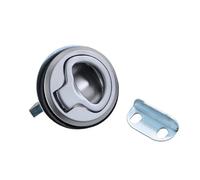 Zinc Alloy Embedded Handle Lock Industrial Equipment Cabinet Drawer Lock 1Pcs(Matte)